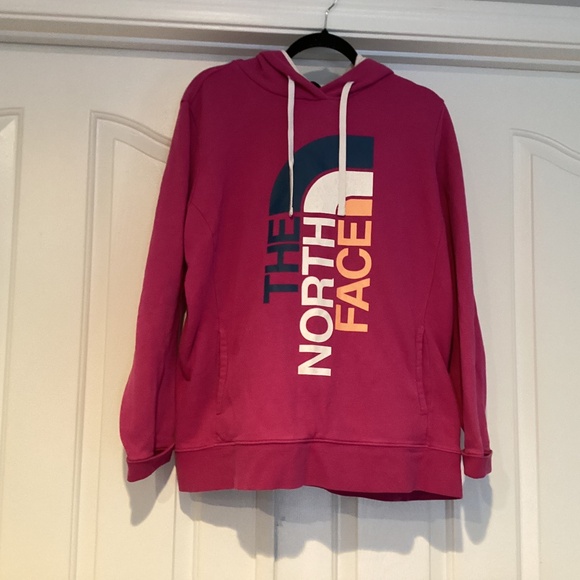 The North Face Women Hoodie Sweatshirt, Size XL, Color Blue, Orange, White, Pink - Picture 1 of 1